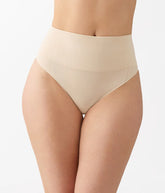 Smooth Seriesâ„¢ Shaping Thong: Sand