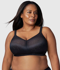 Back Appeal® H-K Cup Wire Free Bra: Black