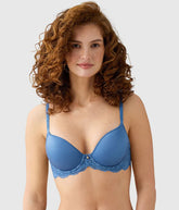 Vivid Attraction T-Shirt Bra: Blue Horizon