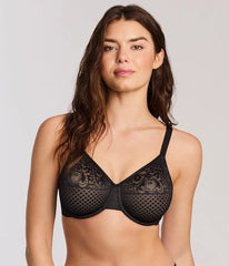 Visual Effects Minimizer Bra: Black