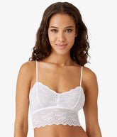 Inspired Eyelet Bralette: White