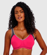 Freya Sonic Sport Underwire Spacer Bra: Hot Crimson