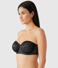Visual Effects Strapless Minimizer Bra: Black