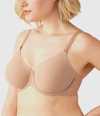 Shape Revelation® Uneven Underwire Bra: Praline