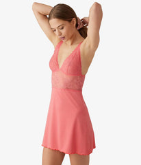 No Strings Attached Chemise: Tea Rose