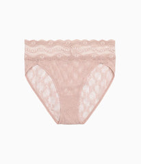 Lace Kiss Hi-Leg: Rose Smoke
