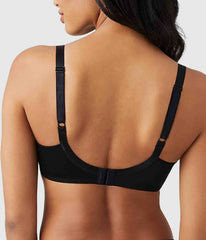 Renaissance Rose Underwire Bra: Black