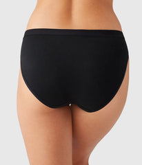 Understated Cotton Bikini: Black