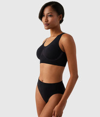 B-Smooth® Wire Free Bralette: Black