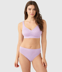 Inside Job™ Wire Free Bra: Lavender Sage