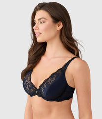 Modern Affair Plunge Underwire Bra: Night Sky/Black