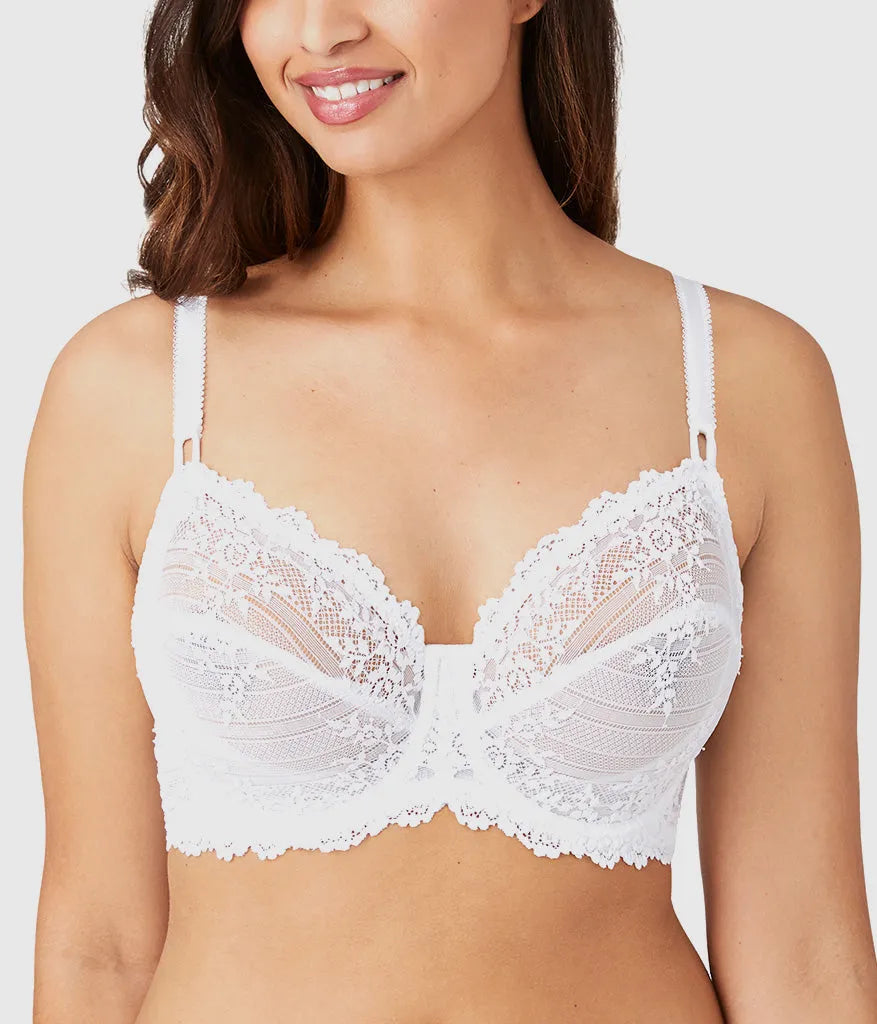 Embrace Lace® Underwire Bra: Delicious White