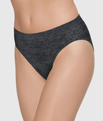 B-Smooth® Seamless Hi-Cut: Charcoal Heather