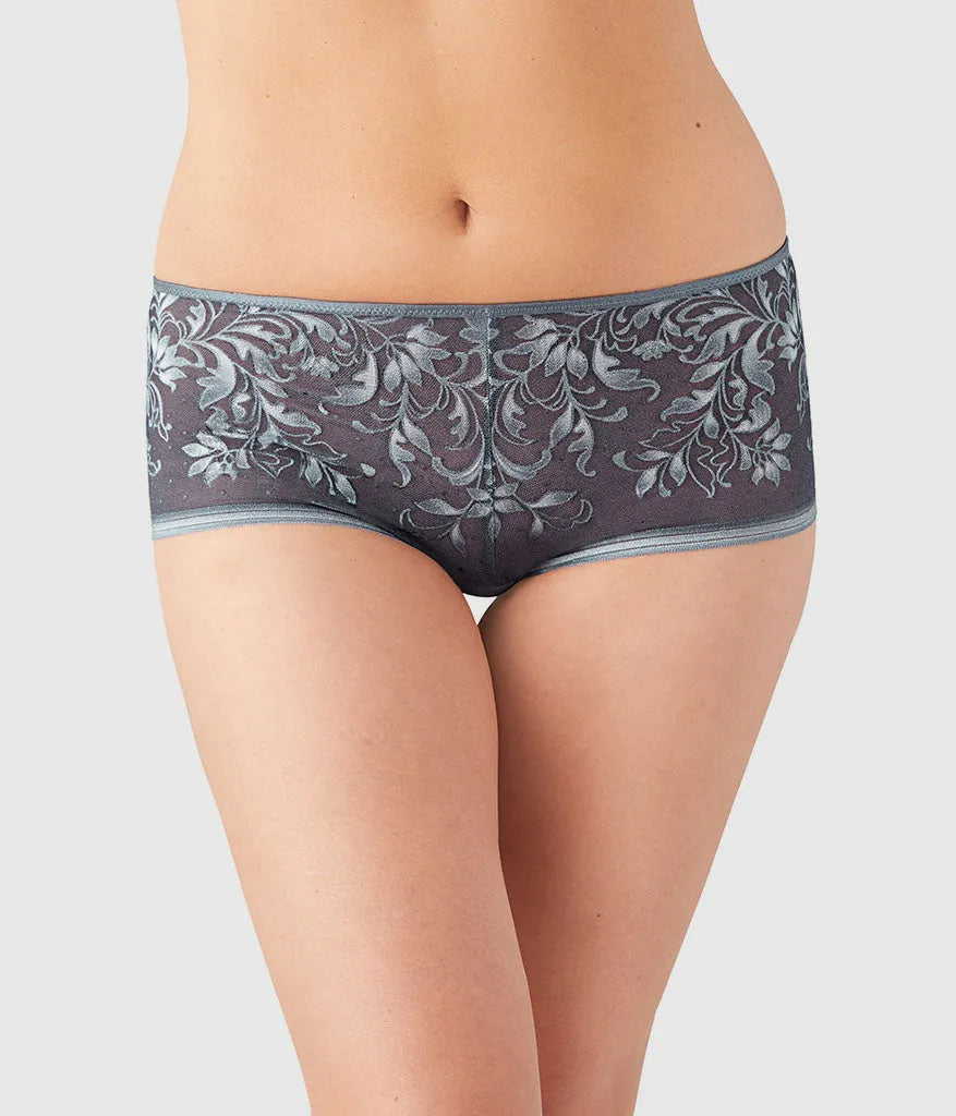Net Effect Boyshort: Folkstone Gray Multi
