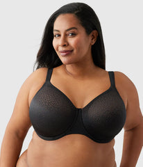 Back Appeal® H-K Cup Underwire Bra: Black