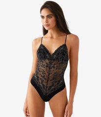 Feeling Famous Bodysuit: Night/Angel Wing