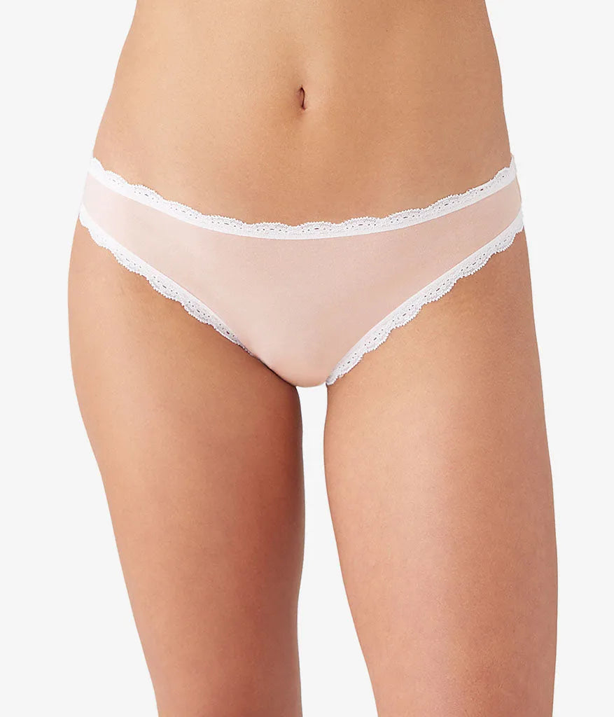 Inspired Eyelet Bikini: Rose Smoke