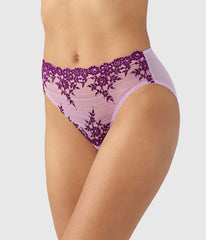 Embrace Lace® Hi-Cut: Lavender Sage/Dark Purple