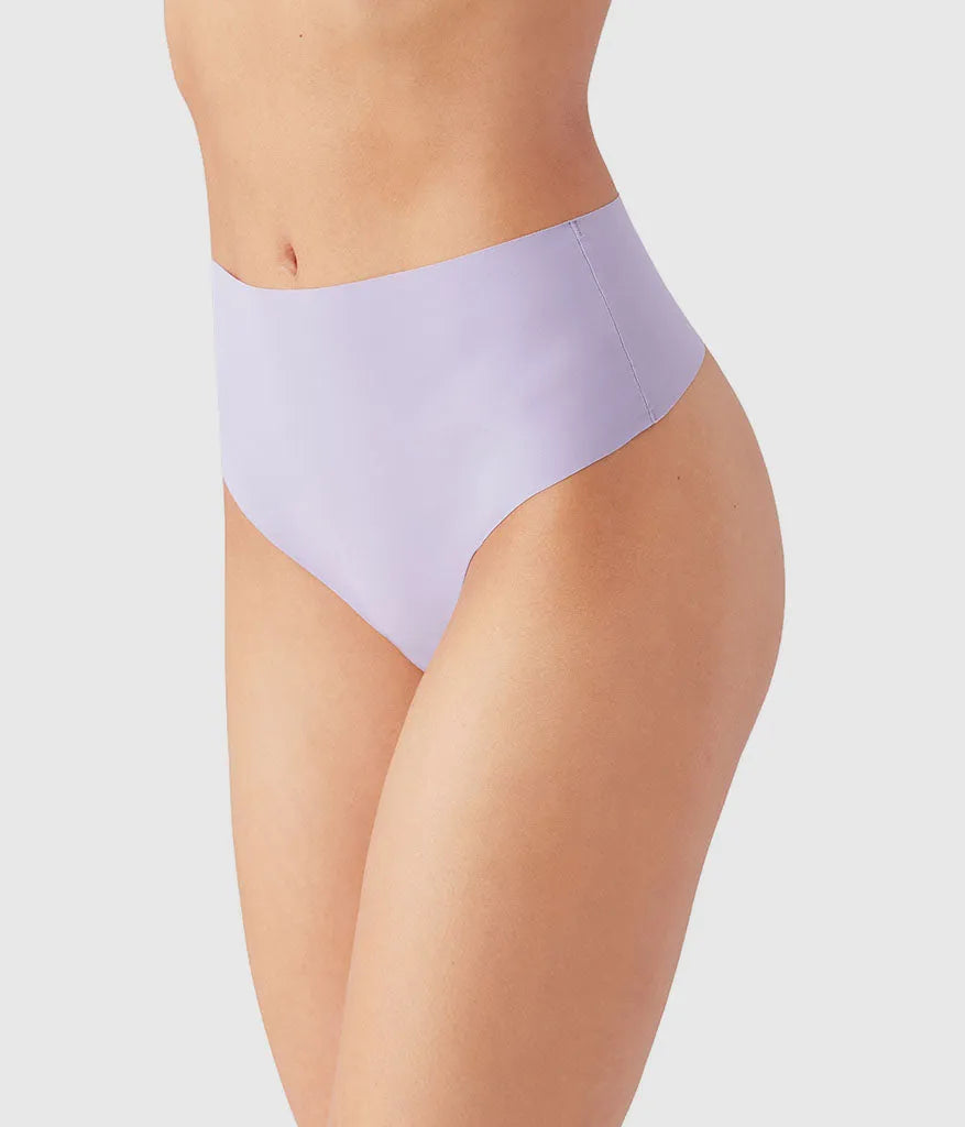b.bare Hi-Waist Thong: Lavender Gray