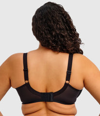 Priya Plunge Underwire Bra: Black