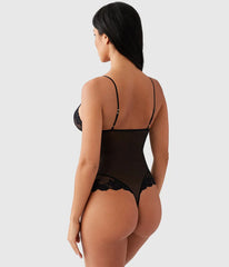 Vivid Attraction Bodysuit: Black