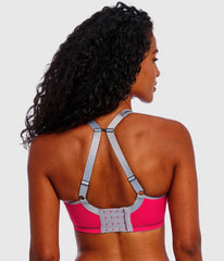 Freya Sonic Sport Underwire Spacer Bra: Hot Crimson