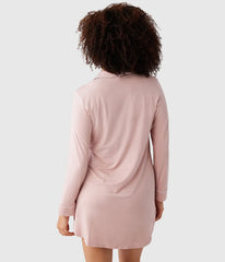 Lease to Lounge Sleepshirt: Blush Pink
