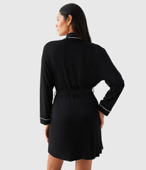 Lease to Lounge Robe: Black