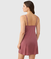 Modern Affair Chemise: Rose Brown/Cradle Pink