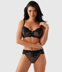 Vivid Attraction Underwire Bra: Black