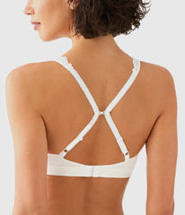 Embrace Lace® Wire Free Bralette: Delicious White