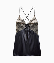 Midnight Soiree Chemise: Caviar