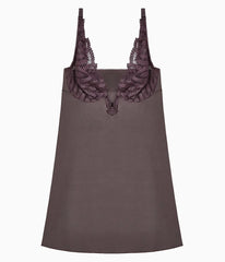 After Dark Chemise: Raisin