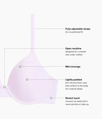 Comfort First T-Shirt Bra: Orchid Hush