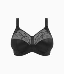 Cate Side Support Underwire Bra: Black