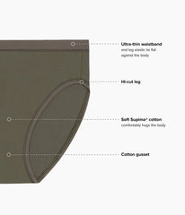 Understated Cotton Hi-Cut: Bungee Cord
